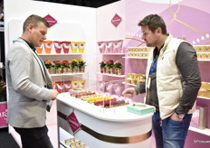 Jelle Strijbis van SV.CO in gesprek met Frans Jan van den Berge van Van Krimpen.